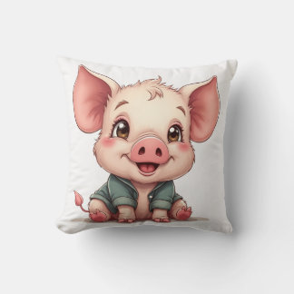 a soft little pig cushion