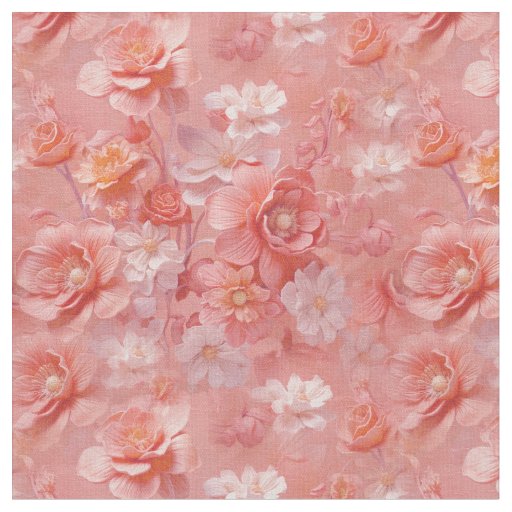 A soft, pinkish-orange hue called Peach Fuzz Fabric