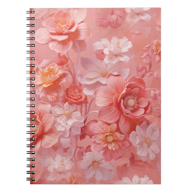 A soft, pinkish-orange hue called Peach Fuzz Notebook (Front)