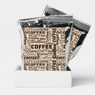 A Soft Typography Blend in Cream & Cocoa Coffee Drink Mix