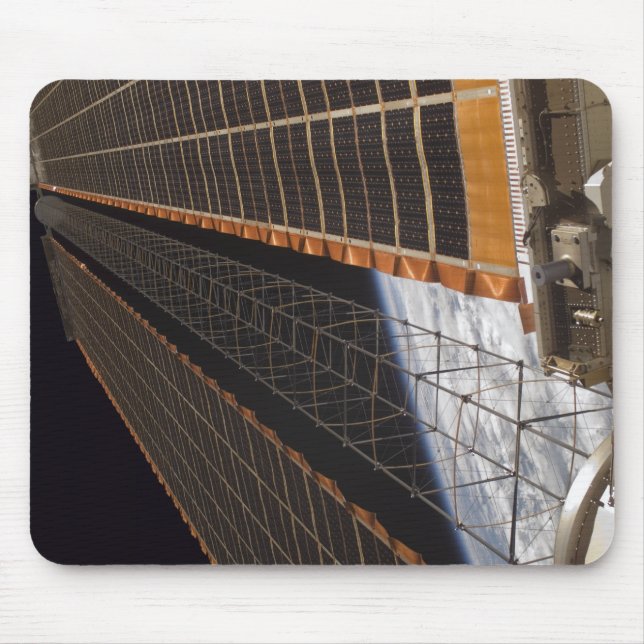A solar array wing mouse pad (Front)