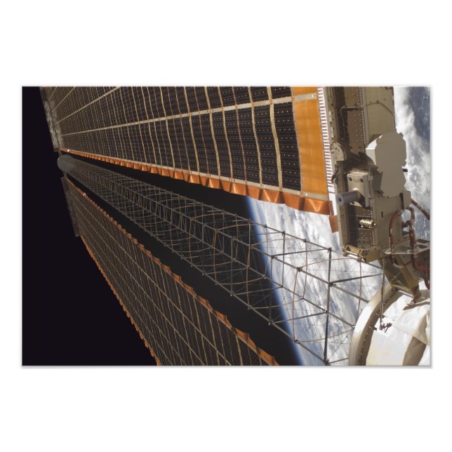 A solar array wing photo print (Front)