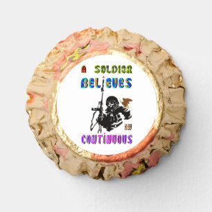 A Soldier Believes in Continuous Reese's Peanut Butter Cups