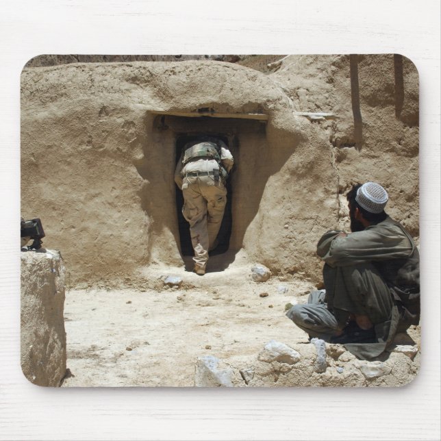 A soldier from the National Guard Mouse Pad (Front)