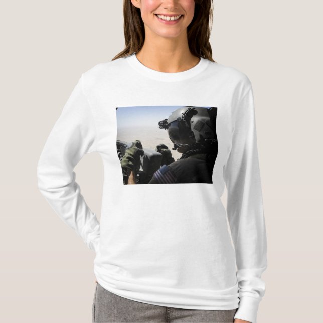 A soldier provides security T-Shirt (Front)