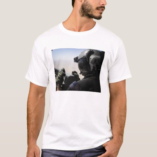 A soldier provides security T_Shirt