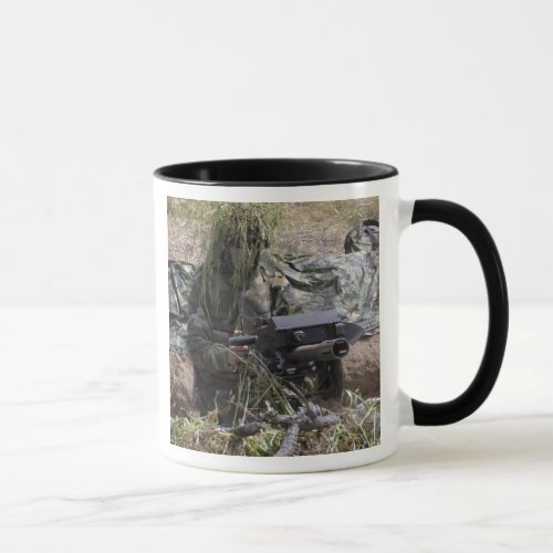 A soldier with MK_19 grenade launcher Mug
