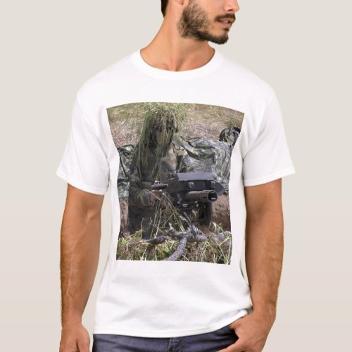 A soldier with MK_19 grenade launcher T_Shirt