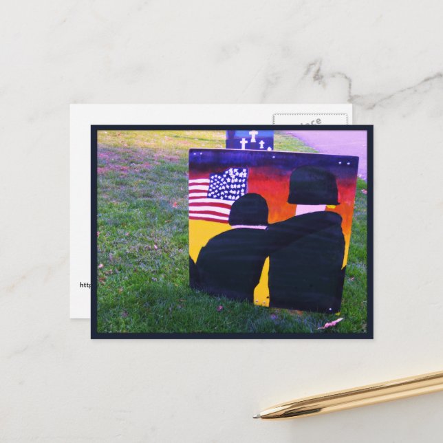 A Soldier's Comfort - Postcard (Front/Back In Situ)