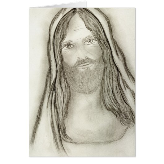 A Solemn Jesus Cards (Front)
