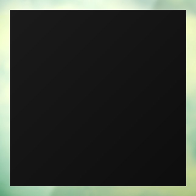 A solid black canvas with a subtle texture window cling (Sheet 3)