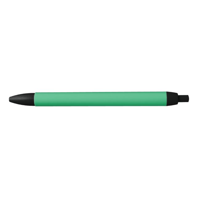 A solid green square positioned on a white backdro pen (Front)