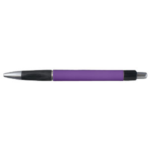 A solid purple background with a white square cent pen