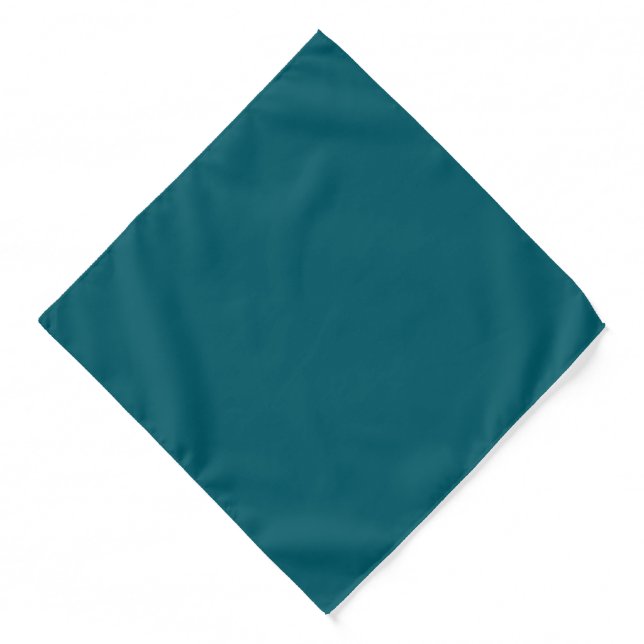 A solid teal background fills the image bandana (Front)