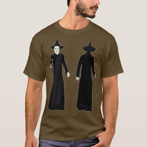 A Sorcerer with his Magic Wand T_Shirt