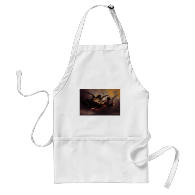 A Soul Brought to Heaven by Bouguereau Adult Apron (Front)