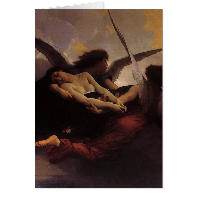A Soul Brought to Heaven by Bouguereau Cards (Front)