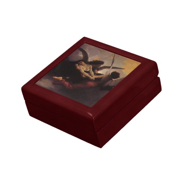 A Soul Brought to Heaven by Bouguereau Keepsake Box (Side)
