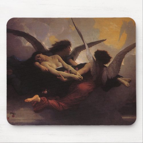 A Soul Brought to Heaven by Bouguereau Mouse Pad