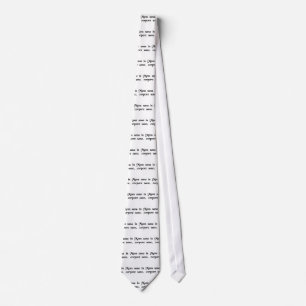A sound mind in a sound body. tie