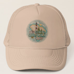 A South Carolina Lighthouse Trucker Hat