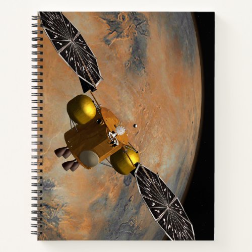 A Spacecraft Orbiting Mars Notebook
