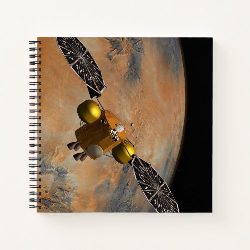 A Spacecraft Orbiting Mars Notebook