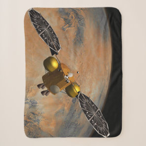 A Spacecraft Orbiting Mars. Sherpa Blanket
