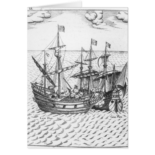 A Spanish Treasure Ship Cards (Front)
