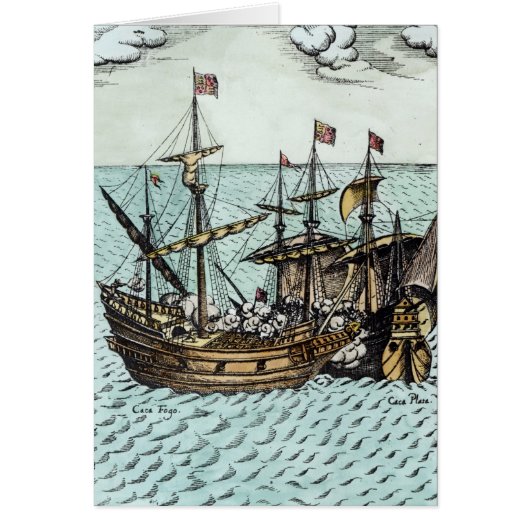 A Spanish Treasure Ship Cards (Front)