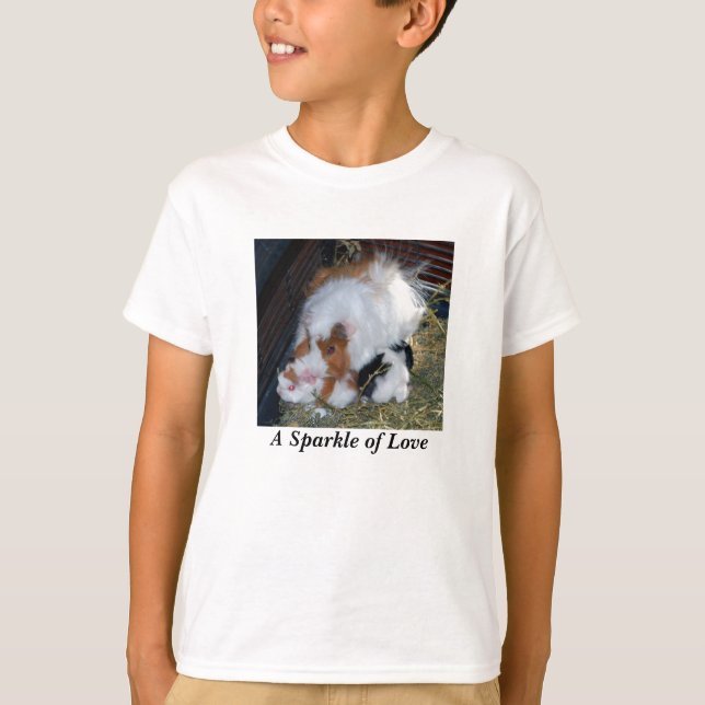 A Sparkle of Love - Guinea Pig T-Shirt (Front)