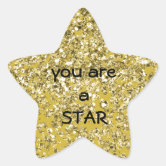 Great job stars employee recognition stickers, Zazzle