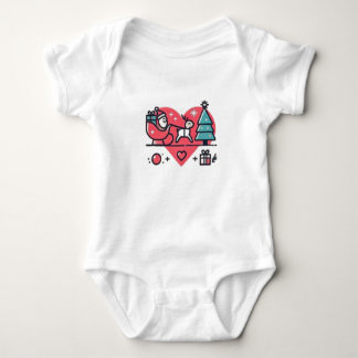 A special babyoutfit for Christmas Baby Bodysuit