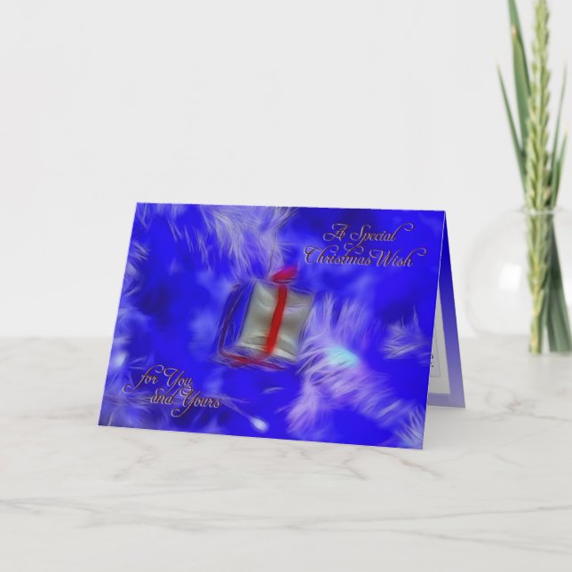 A Special Christmas Wish for You and Yours Holiday Card (Front)