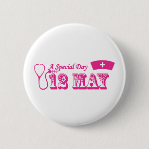 A Special Day 12 May - international Nurses Nay Button