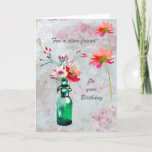 A Special Friend Beautiful Floral Birthday Card<br><div class="desc">Beautiful birthday card for a special friend; lovely to look out with watercolor flowers and a soft textured background. Gentle, colorful and cheerful -- it will be much appreciated. If you are thinking of giving a small party for this special friend, matching items are available in my store: CHARM DESIGN...</div>