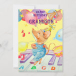 A Special Grandson Birthday Greeting Card<br><div class="desc">Skip to it grandson,  it's time for toe tapping birthday fun.</div>