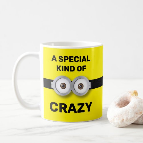 A special kind of crazy minimal crazy googly eyes coffee mug