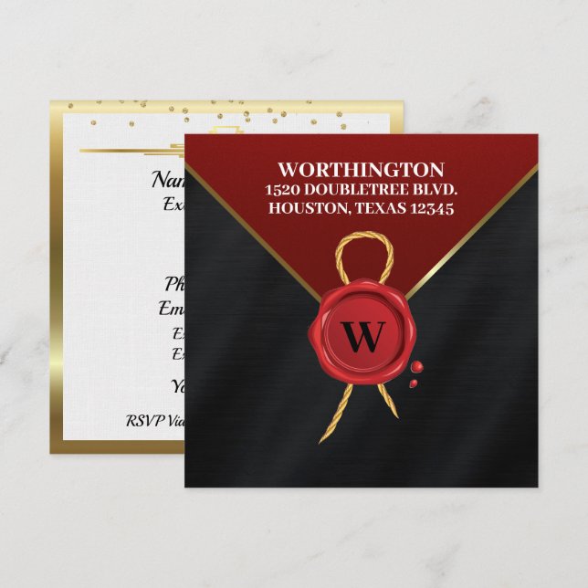 A Special Occasion Invitation (Front/Back)