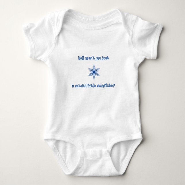 A Special Snowflake Baby Bodysuit (Front)