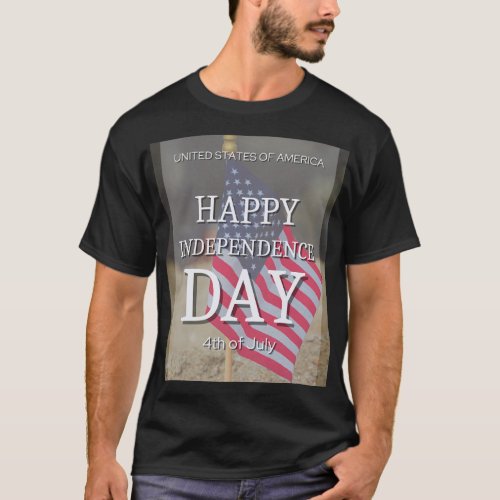 A special T_shirt of American independence
