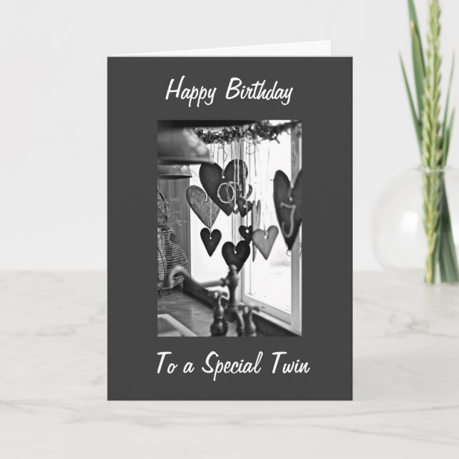 A SPECIAL TWIN DESERVES A SPECIAL BIRTHDAY CARD (Front)