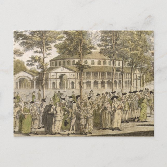 A Spectacle in Ranelagh Gardens, with the Rotunda Postcard (Front)