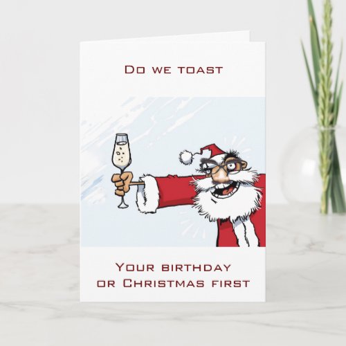 A SPEICAL BIRTHDAYCHRISTMAS WISH AND TREE HOLIDAY CARD