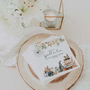 A Spell Halloween Bridal Shower Napkins