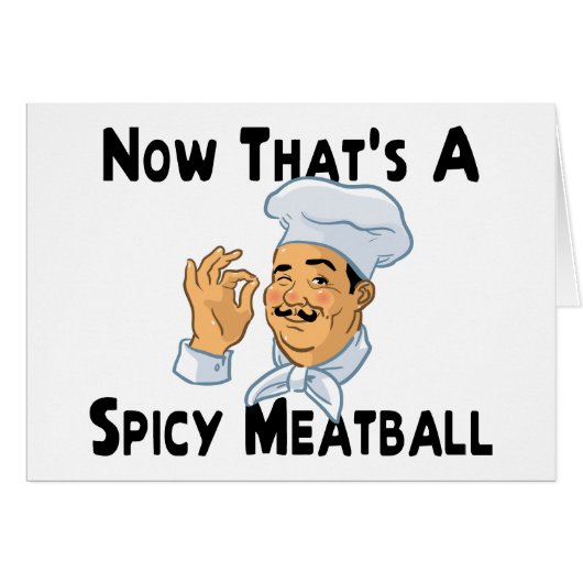A Spicy Meatball Cards (Front Horizontal)