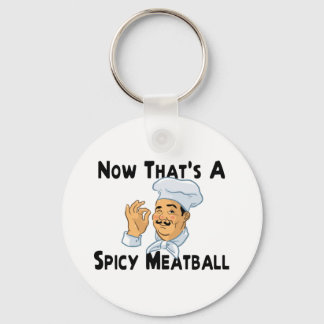 A Spicy Meatball Keychain