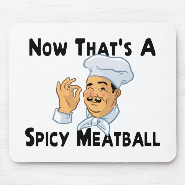 A Spicy Meatball Mouse Pad (Front)
