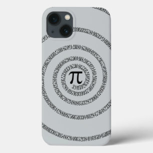 A sPIral for Pi Click Customize Change Grey Color iPhone 13 Case