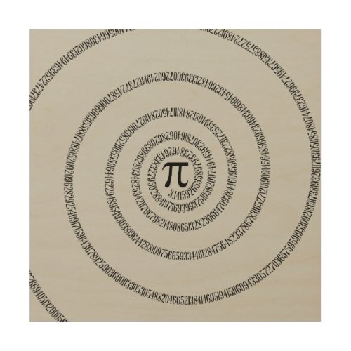 A sPIral for Pi Click Customize Change Grey Decor